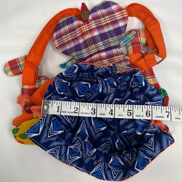 OWL BACKPACK unisex, Kids Toddler Accessories, Bag, Patchwork, Handmade bag - Picture 5 of 9